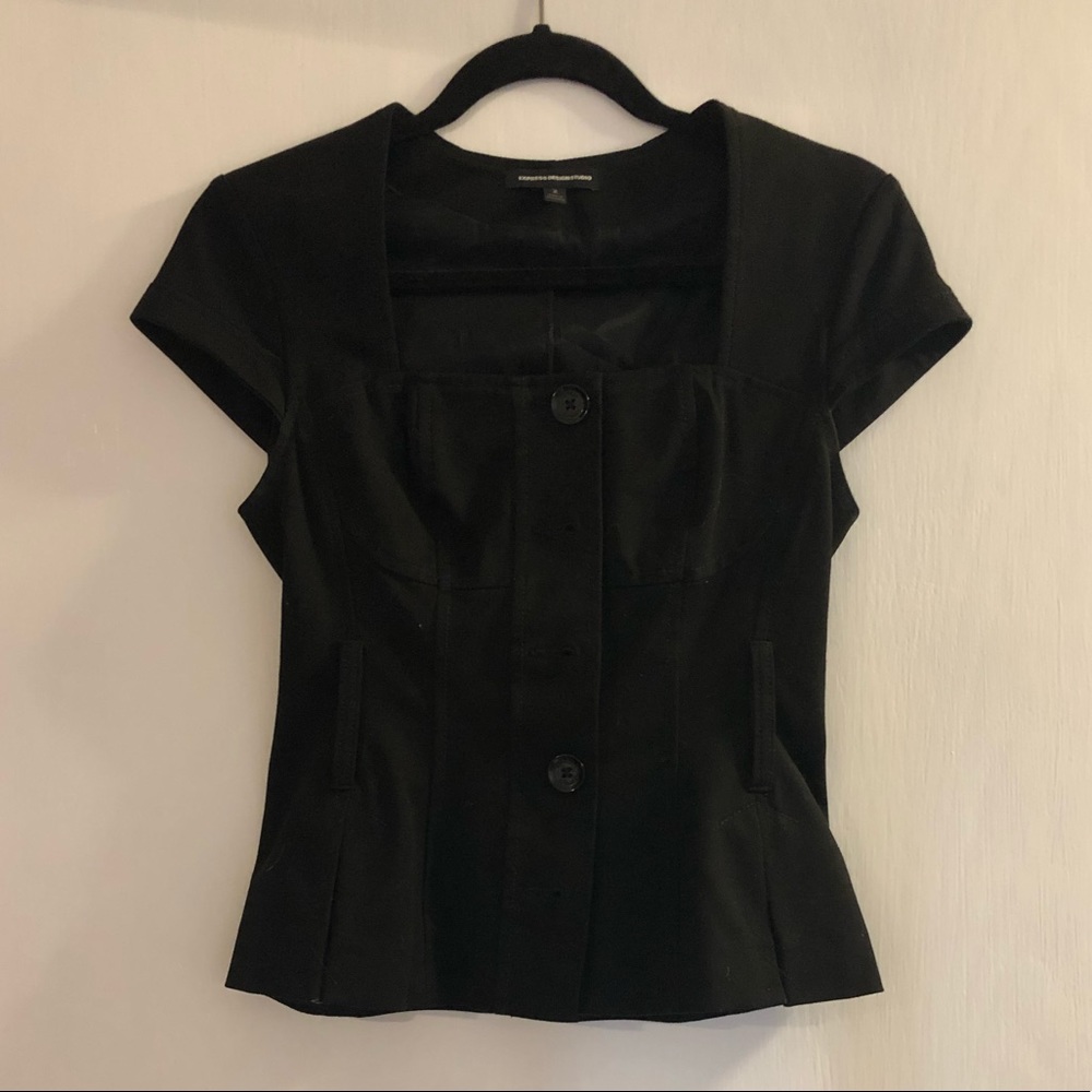 Express button down top